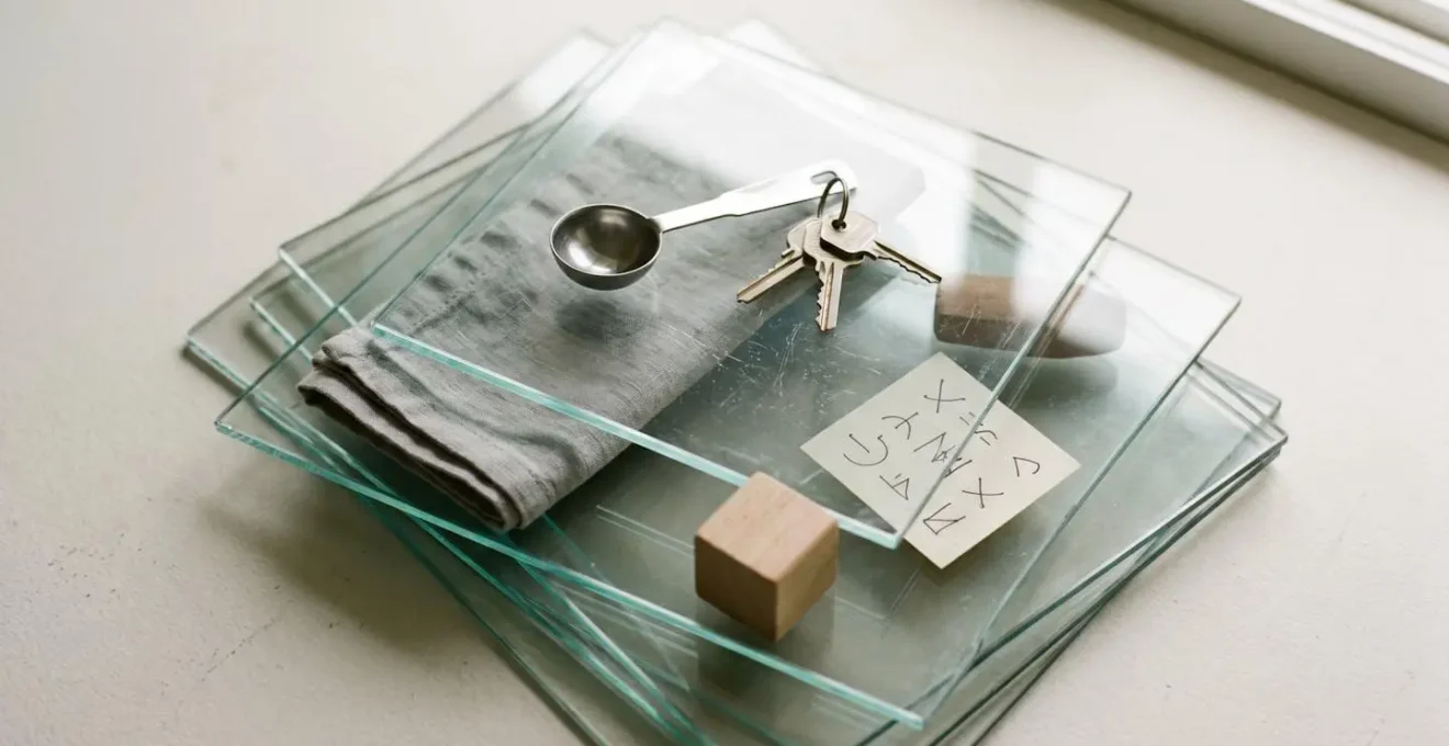 Symbolic representation of invisible mental household labor through layered visual metaphor